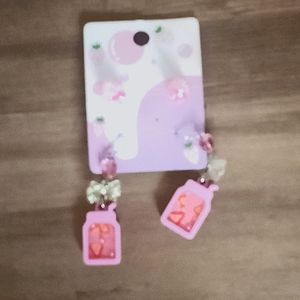 Strawberry milk earings